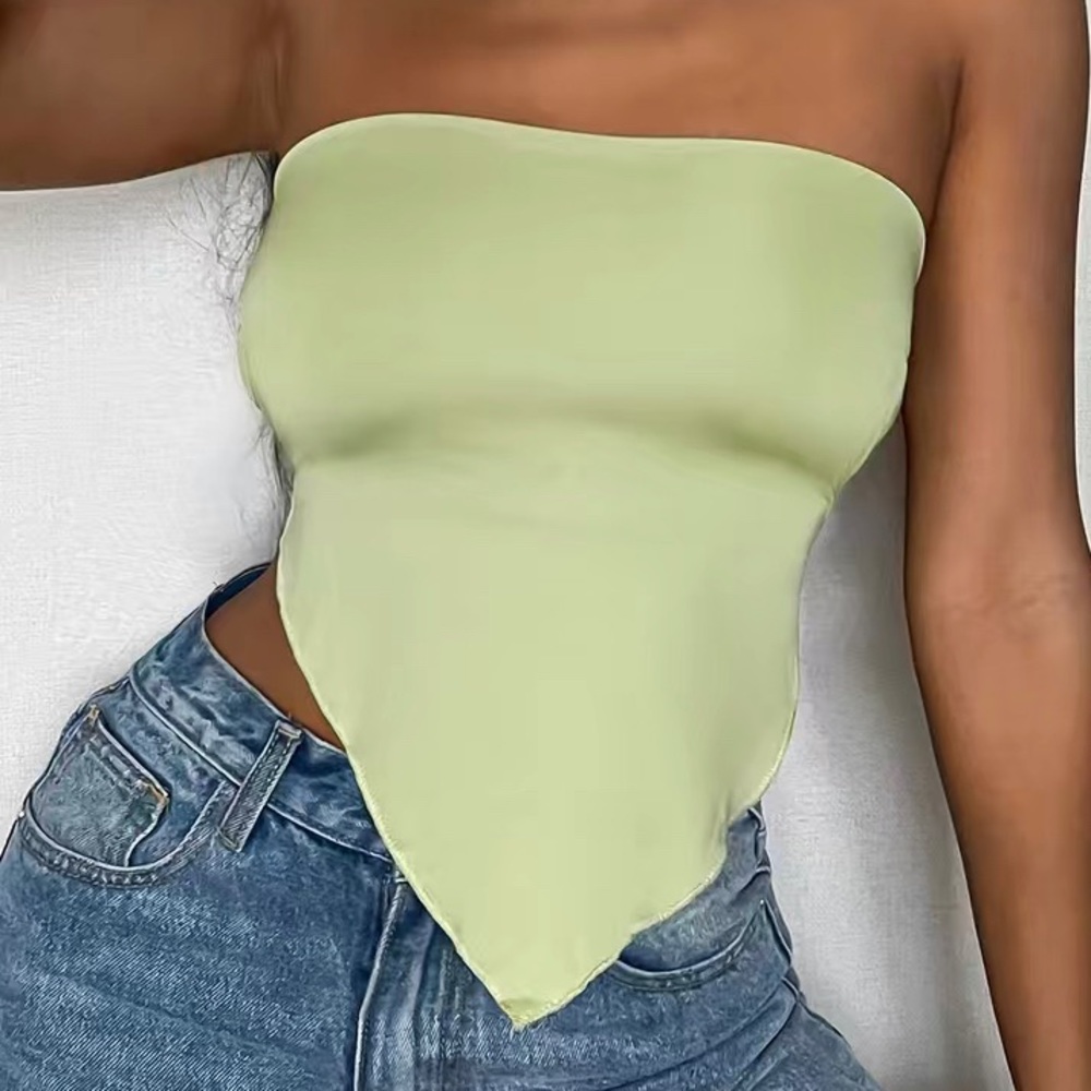 Tie back tube top